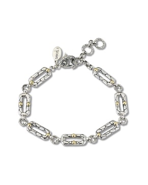 Samuel B. 18K & Silver Pebble Bracelet