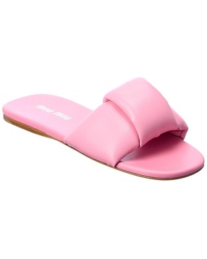 Miu Miu Leather Sandal