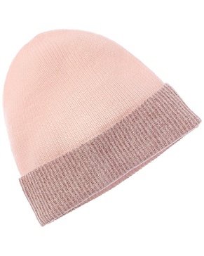 Brodie Cashmere Lurex Turn Up Cashmere Beanie