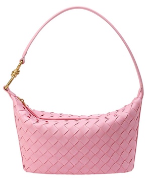 Tiffany & Fred Paris Woven Leather Hobo Shoulder Bag