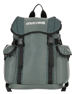 Roberto Cavalli Casual Sport Utility Logo Backpack