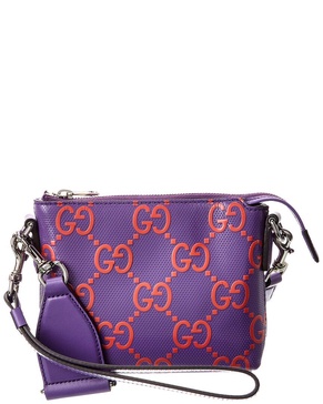 Gucci GG Leather Convertible Wristlet