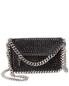 Stella McCartney Falabella Satin Card Case On Chain