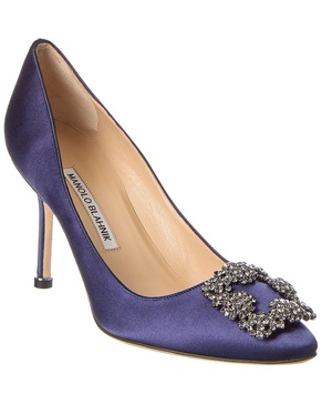 Manolo Blahnik Hangisi 90 Satin Pump