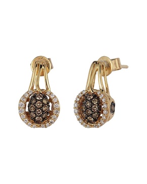 Le Vian® Chocolatier 14K Honey Gold 0.50 ct. tw. Diamond Earrings