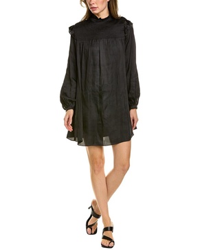 The Kooples Smocked Yoke Shift Dress