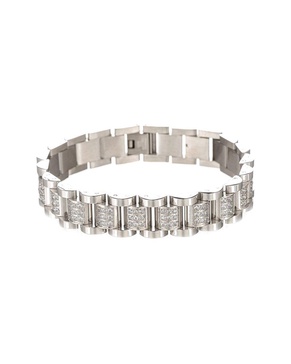 Eye Candy LA Titanium Andre Chain Link Bracelet