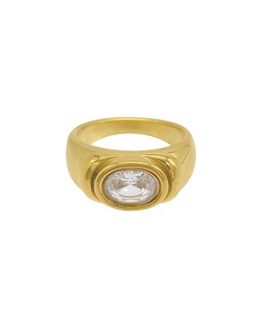 Adornia 14K Plated Statement Ring