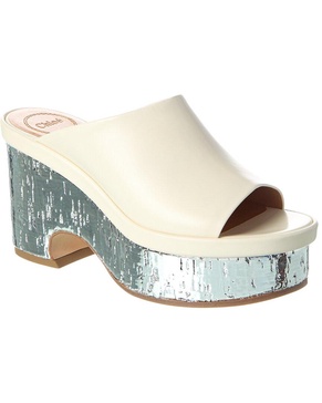 oli leather wedge sandal