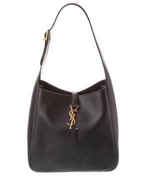 Saint Laurent Le 5 A 7 Small Leather Hobo Bag