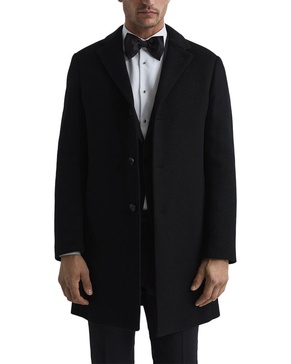 Reiss Gable Wool-Blend Epsom Overcoat