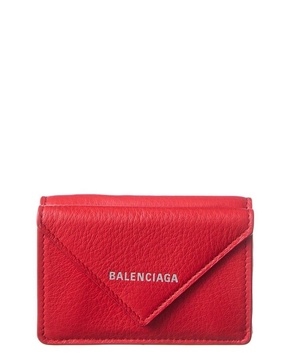 Balenciaga Papier Mini Leather Wallet