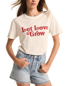 Z SUPPLY Let Love Grow Boyfriend T-Shirt