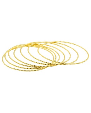 ADORNIA 14K Plated Stackable Bracelet