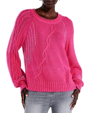 NIC+ZOE Petite Crafted Cables Sweater