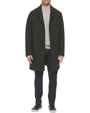 Cole Haan Wool-Blend Top Coat