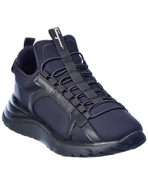 Ferragamo Shiro Neoprene & Leather Sneaker