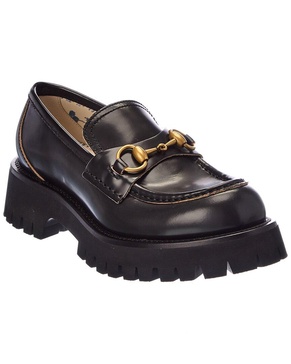 Women's lug sole loafer with Horsebit