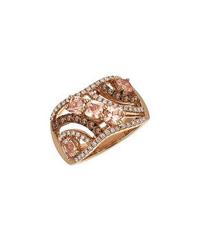 Le Vian 14K Rose Gold 1.59 ct. tw. Diamond & Morganite Ring