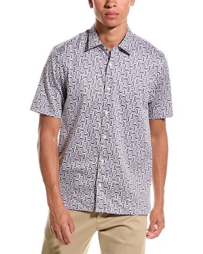 Ted Baker Astun Stretch Geo Woven Shirt