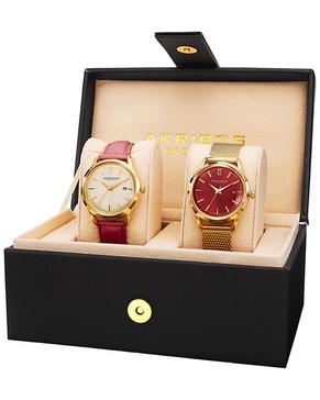 Akribos XXIV Women's Set of 2 Watches