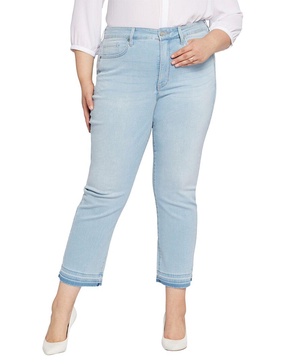 NYDJ Plus Marilyn Brightside Ankle Release Jean