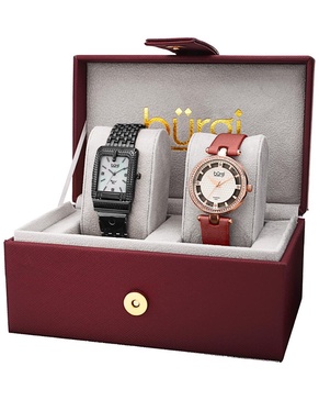 Burgi Women's Set of 2 Watches