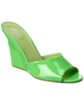 Paris Texas Wanda Patent Wedge Sandal