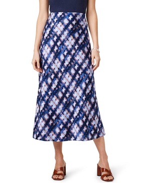 NIC+ZOE Shibori Glow Slip Skirt