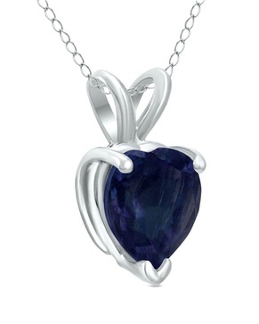 Gem Spark 14K 0.45 ct. tw. Sapphire Necklace