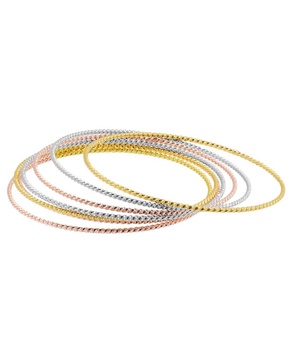 ADORNIA 14K Plated Bangle Bracelet