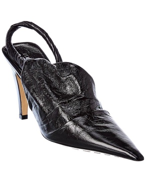 Bottega Veneta The Point Leather Slingback Pump