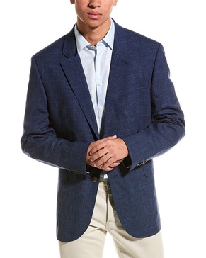 Ted Baker Slim Fit Wool, Silk, & Linen-Blend Blazer