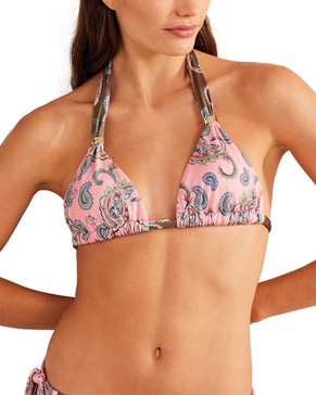 Boden Bead Gather Halter Bikini Top