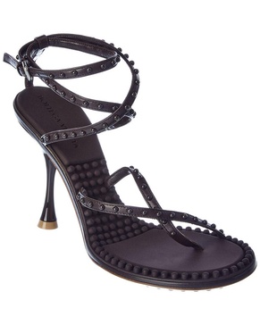 Bottega Veneta Studded Strappy Leather Sandal