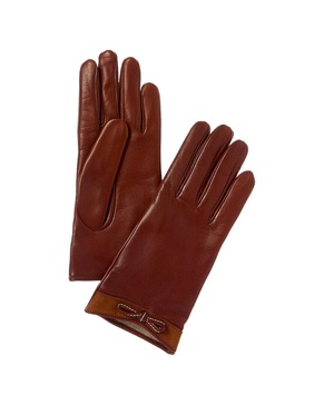 Portolano Basic Cashmere-Lined Leather Gloves