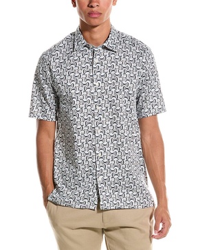 Ted Baker Astun Stretch Geo Woven Shirt