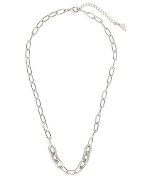 Sterling Forever CZ Samar Necklace