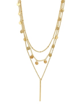 Adornia 14K Plated Chain Necklace Set