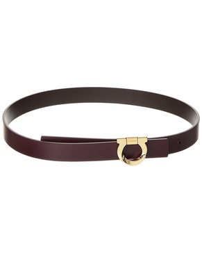 Ferragamo Gancini Torchon Reversible & Adjustable Leather Belt