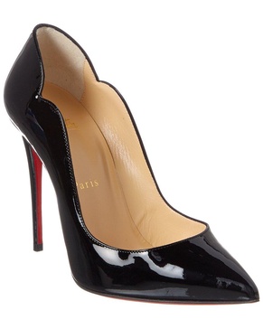 Christian Louboutin Black Patent Hot Chick 100 Pumps