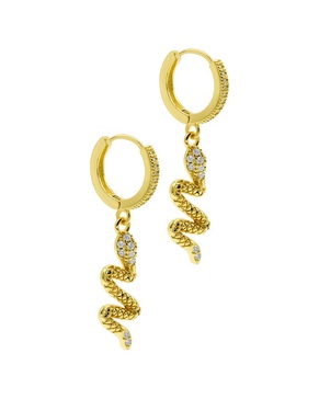 ADORNIA 14K Plated Hoops