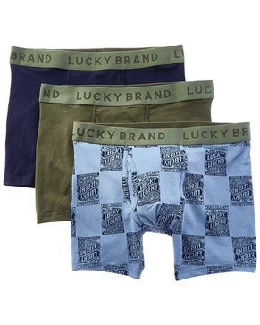 Lucky Brand 3pk Stretch Boxer Brief