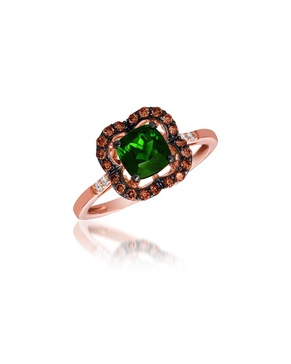 Le Vian 14K Strawberry Gold 1.05 ct. tw. Diamond & Chrome Diopside Ring