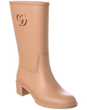 Gucci Double G Rubber Rain Boot