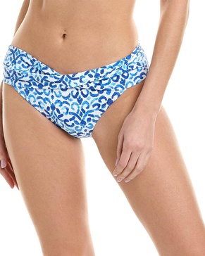 Tommy Bahama Scrolls Twist Band High-Waist Bikini Bottom