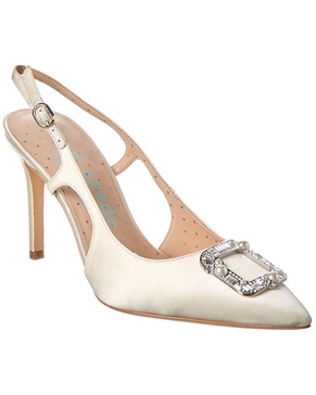 kate spade new york Buckle Up Satin Slingback Pump