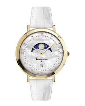 Ferragamo Women's Logomania Moon Phase Watch