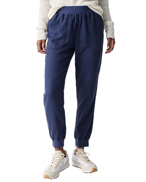 Faherty Arlie Day Linen-Blend Pant