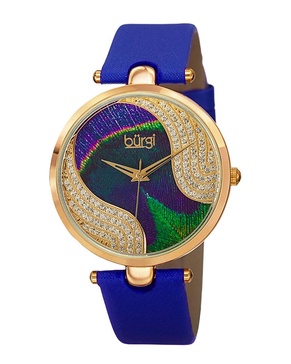 Burgi Women's Leather Watch